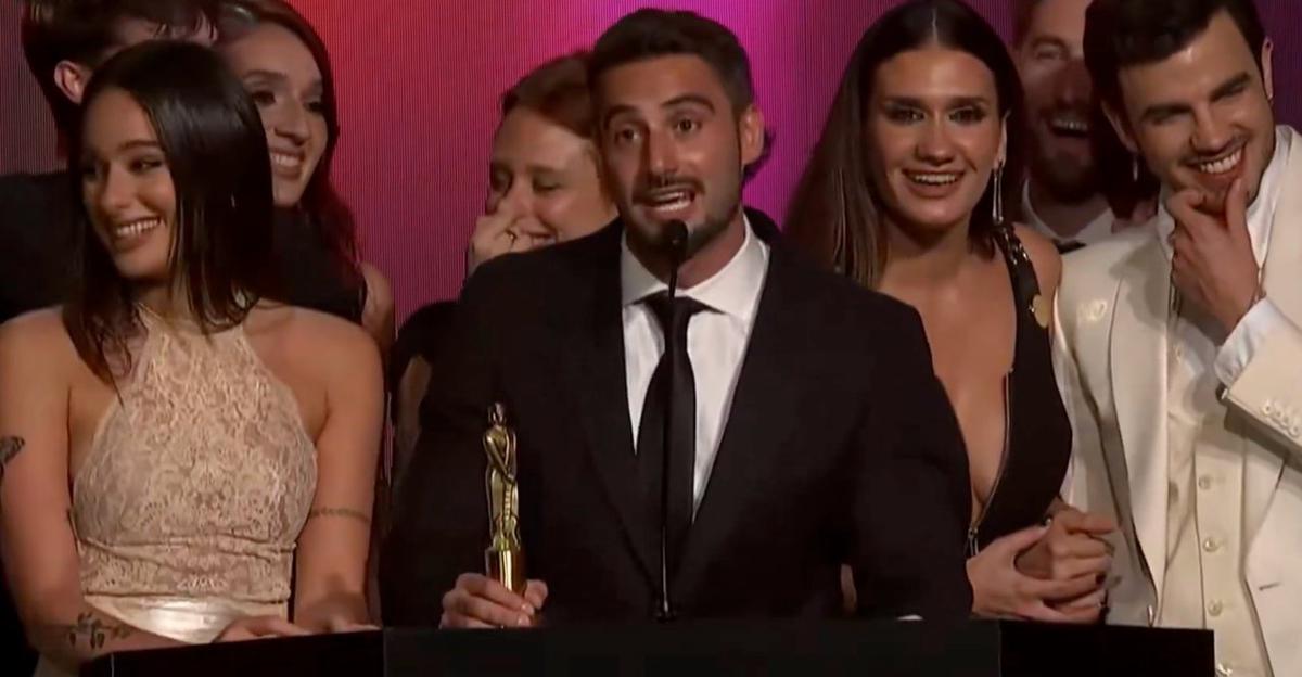 Se entregaron por primera vez los Martín Fierro del Streaming. Foto: Agencia NA (captura de TV).