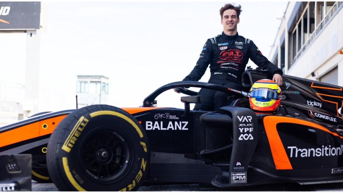 Nicolás Varrone se prepara para su debut en F2.