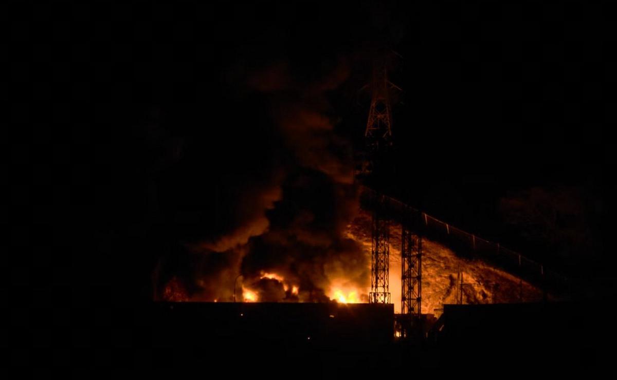 Imágenes del bombardeo de Estados Unidos en Venezuela.