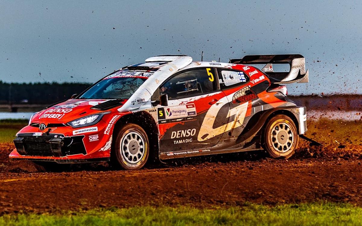 Triplete histórico para Pajari en WRC, controló diferencias y ganó en Paraguay