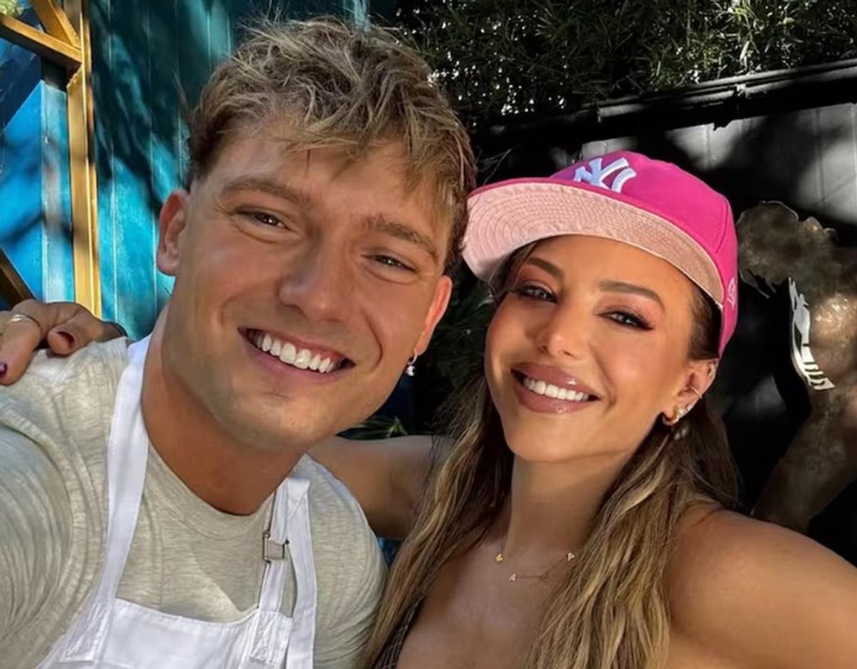 Ian Lucas y Evangelina Anderson, cada vez más cerca. Foto: Agencia NA (Redes)