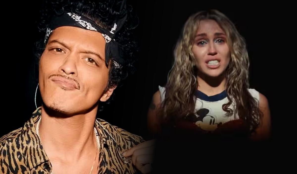 FOTO: Bruno Mars - Miley Cyrus