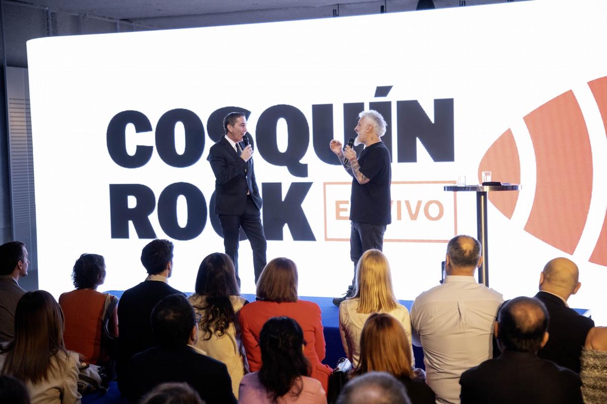 FOTO: La incorporación de Cosquín rock Radio, con José Palazzo.