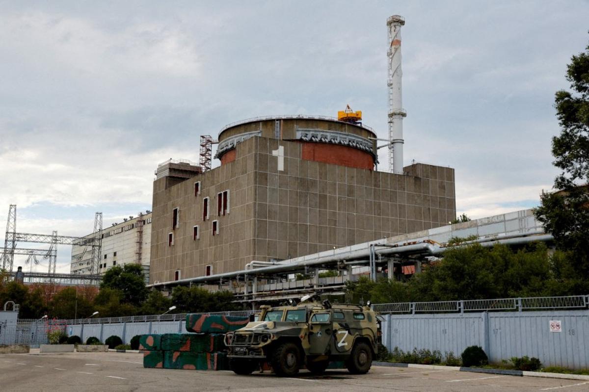 Central nuclear ucraniana de Zaporiyia.