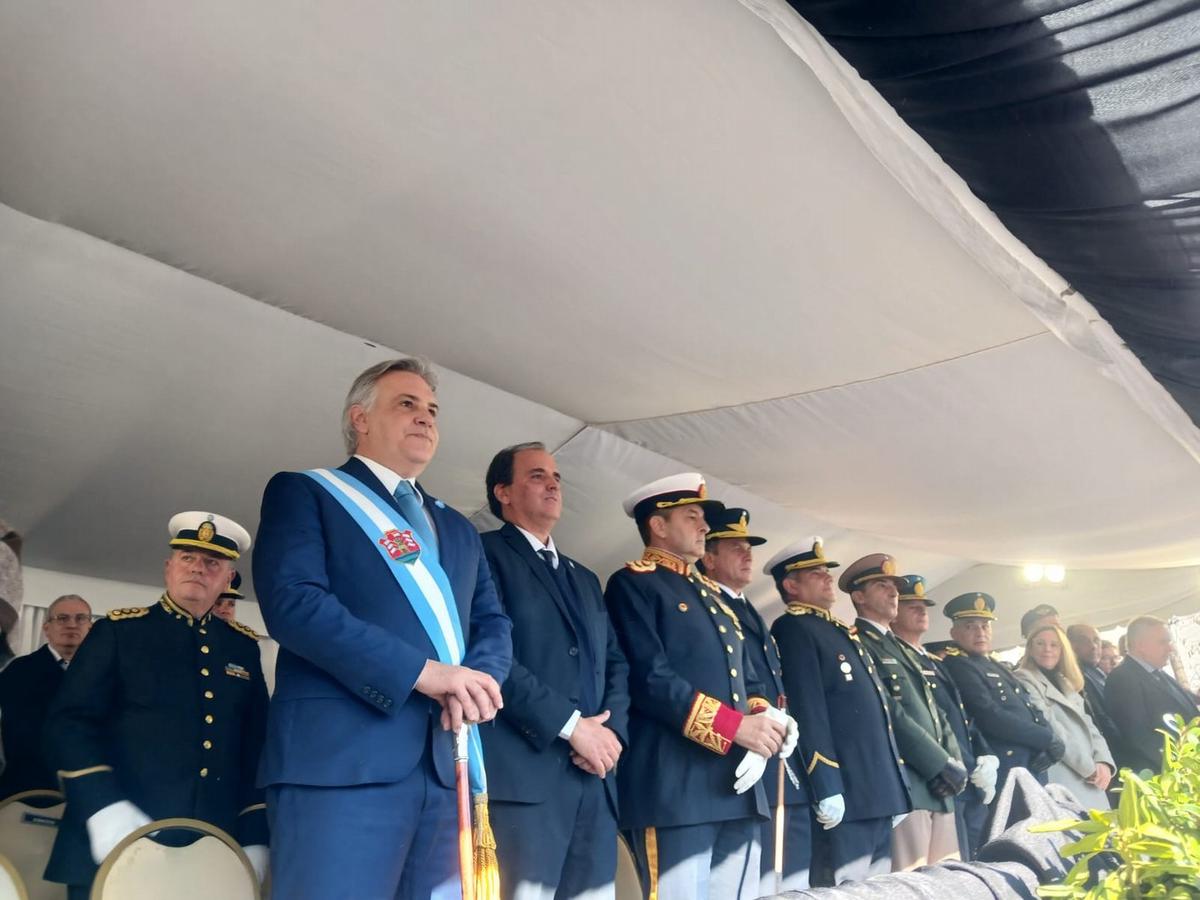 Martín Llaryora, en Río Cuarto. (Foto: Eugenio Agostoni/Cadena 3)