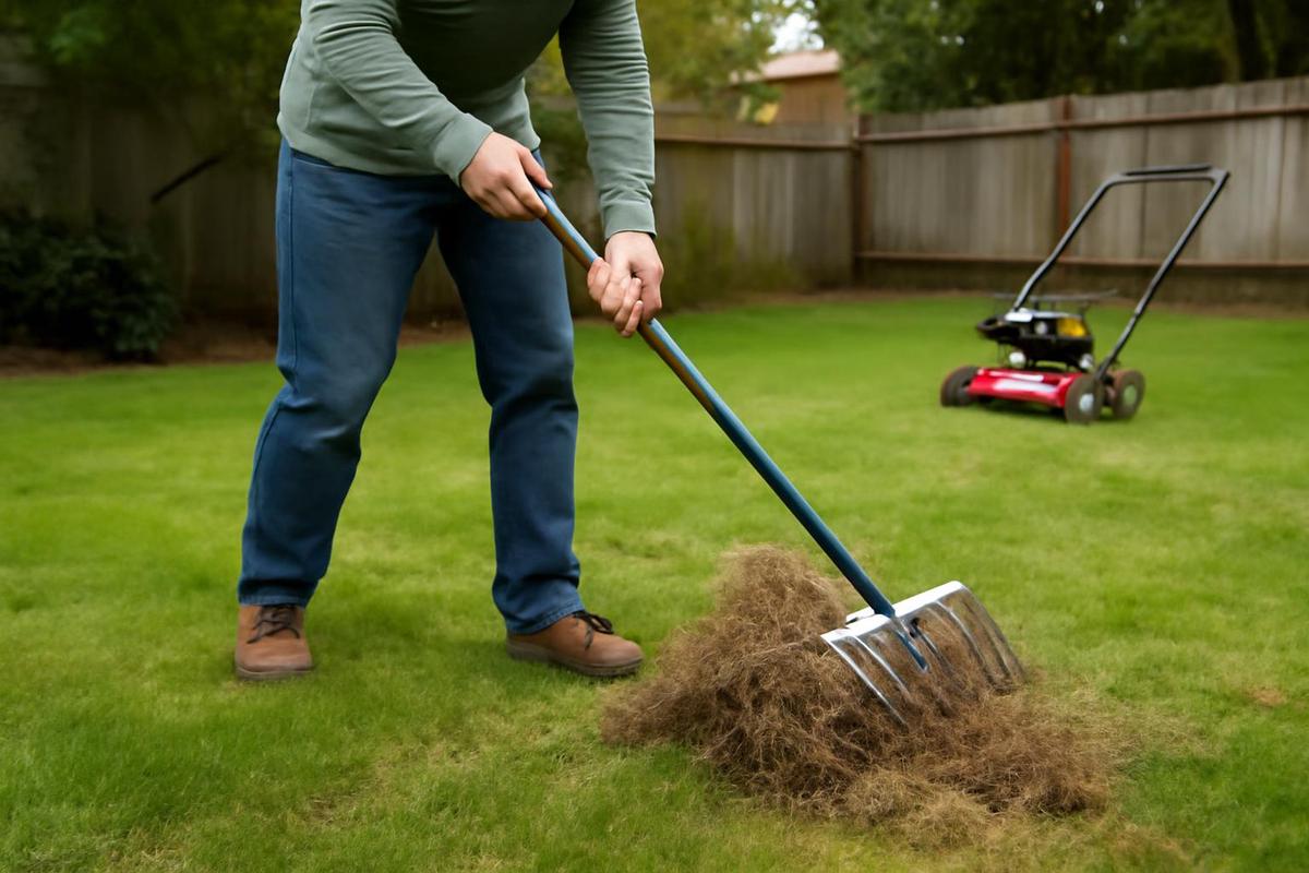 Consejos para eliminar la paja del césped