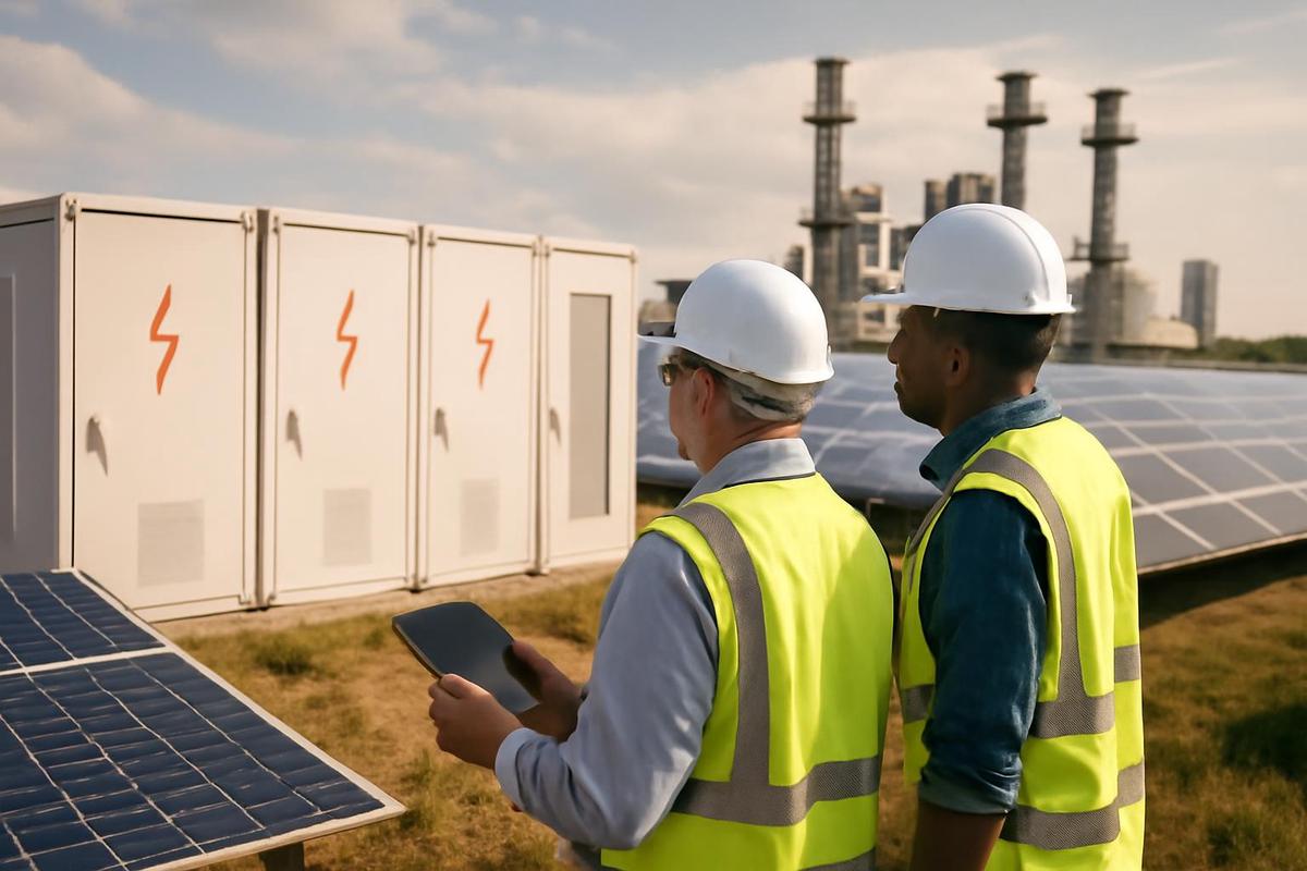 Baterías y turbinas de gas en centros de datos