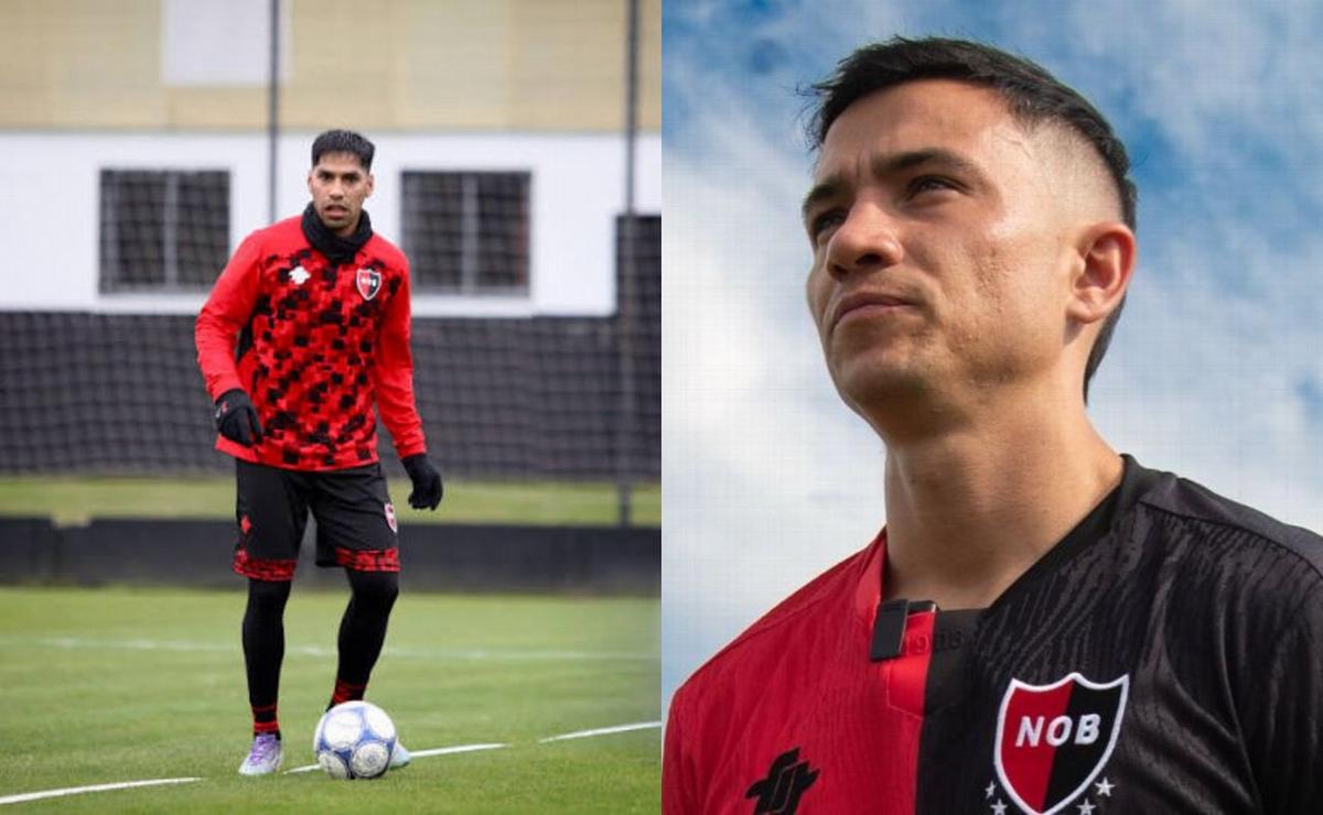 Cabrera y Carrizo, jugadores de Newell's.