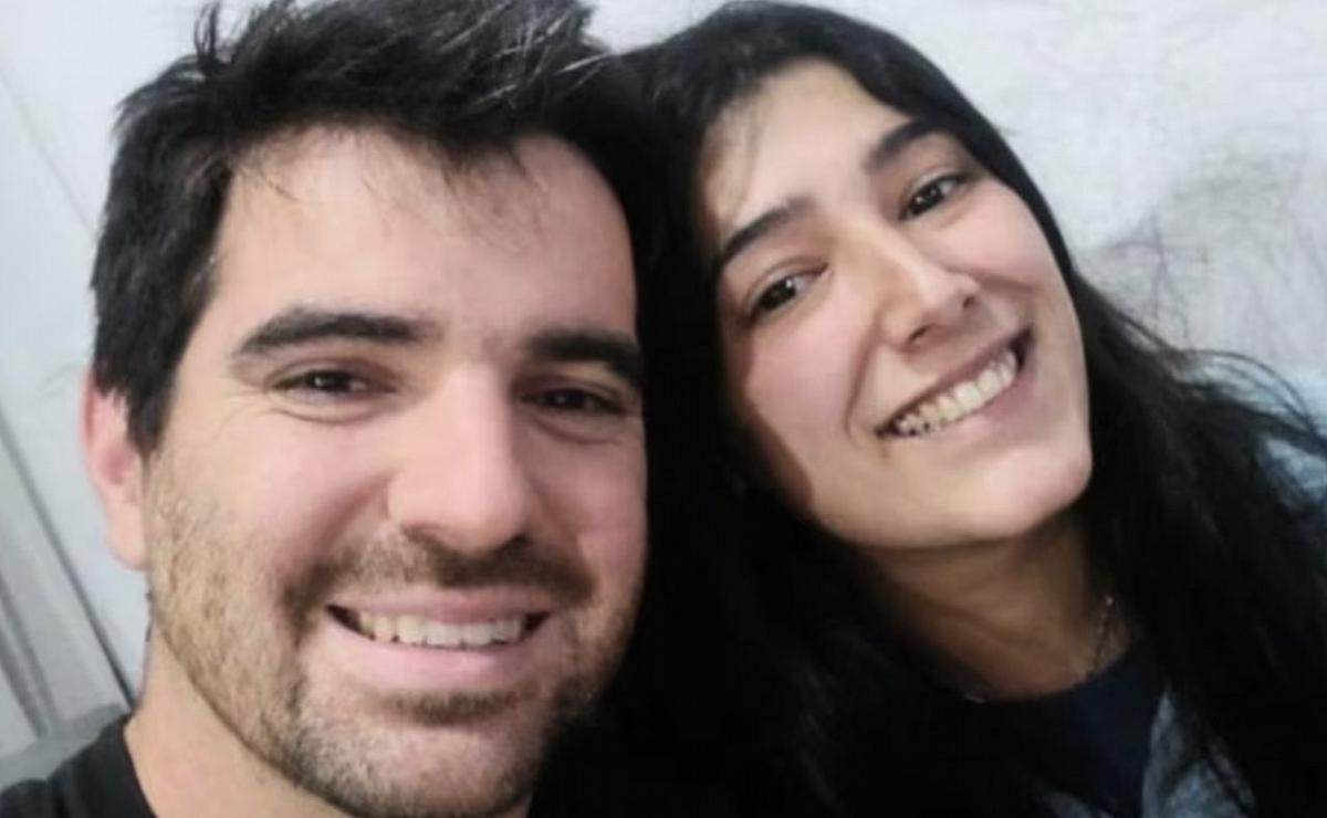 FOTO: Joaquín, asesinado en en 2021, e Indiana, su compañera de vida.