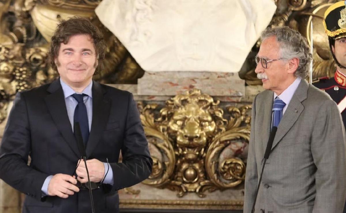 Javier Milei y el ministro de Salud, Mario Lugones. (Foto: Presidencia de la Nación/Archivo)