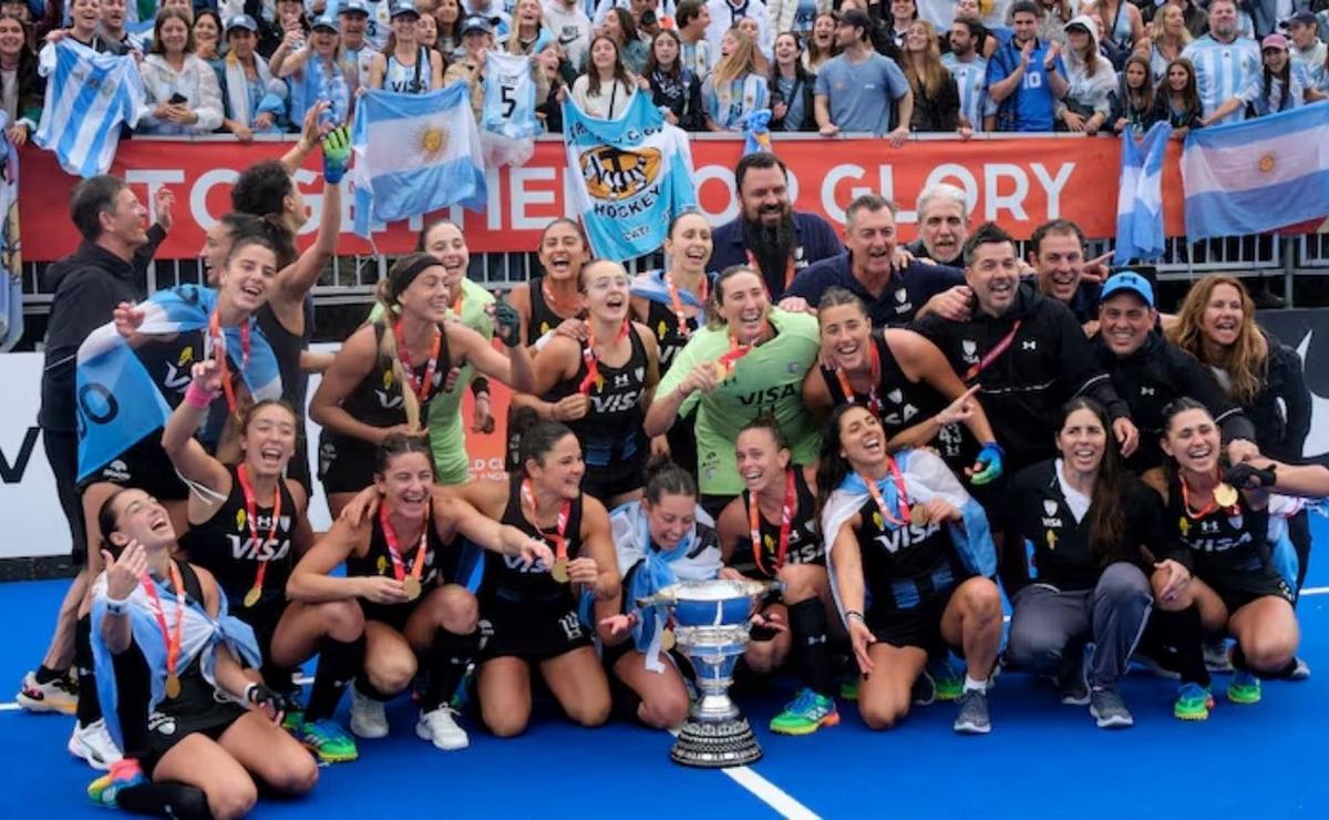 Las Leonas, campeonas del Mundo por tercera vez.