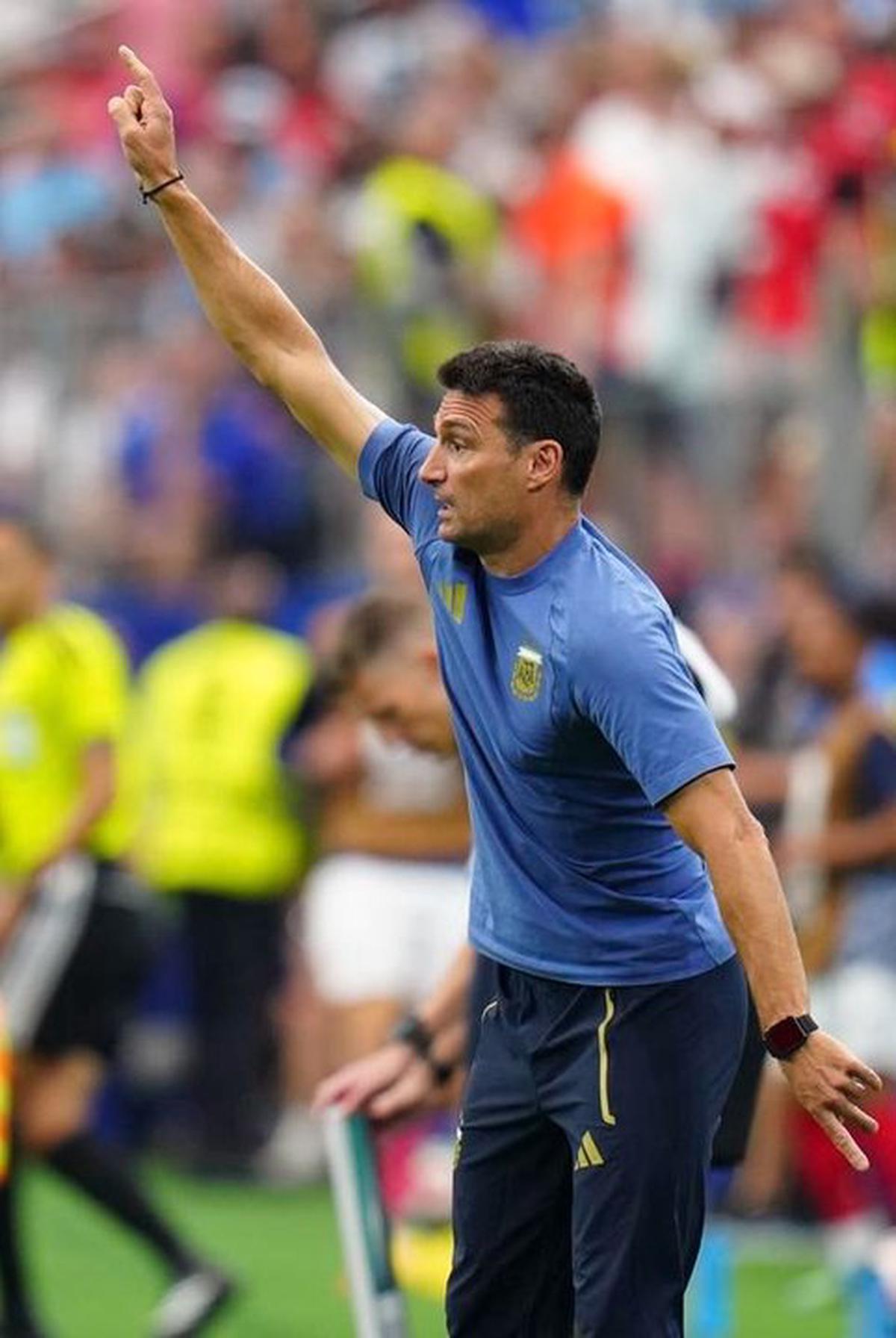 El director técnico de la Selección argentina, Lionel Scaloni.