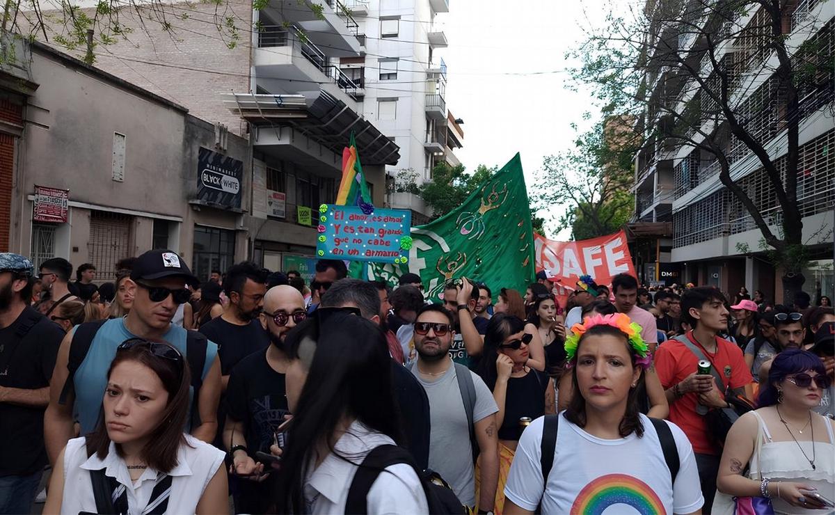 Marcha del Orgullo en la ciudad de Rosario.
