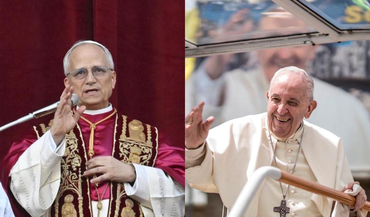 Robert Francis Prevost?? y Jorge Bergoglio.