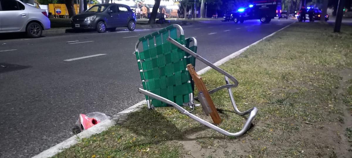 FOTO: La tragedia ocurrió en la noche del domingo en la avenida Almirante Brown.