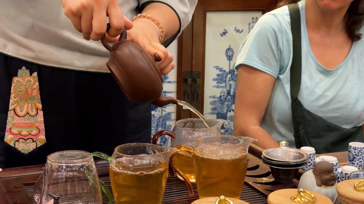 La ceremonia del té, parte de la idiosincrasia de China.