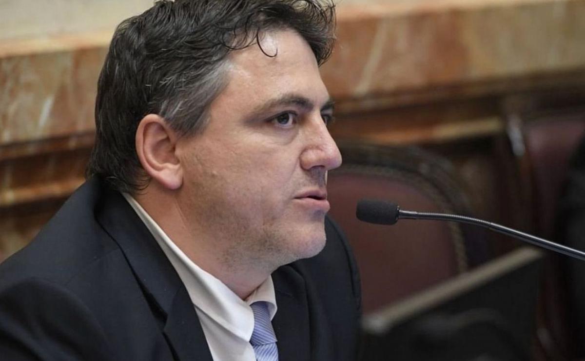 Francisco Paoltroni, senador libertario expulsado del bloque de La Libertad Avanza.