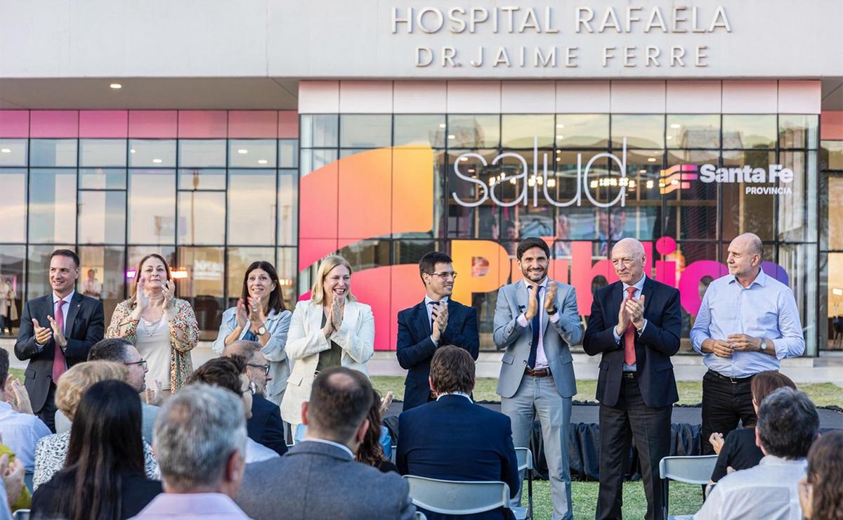 Inauguraron el Hospital Regional de Rafaela, uno de los más modernos del país.