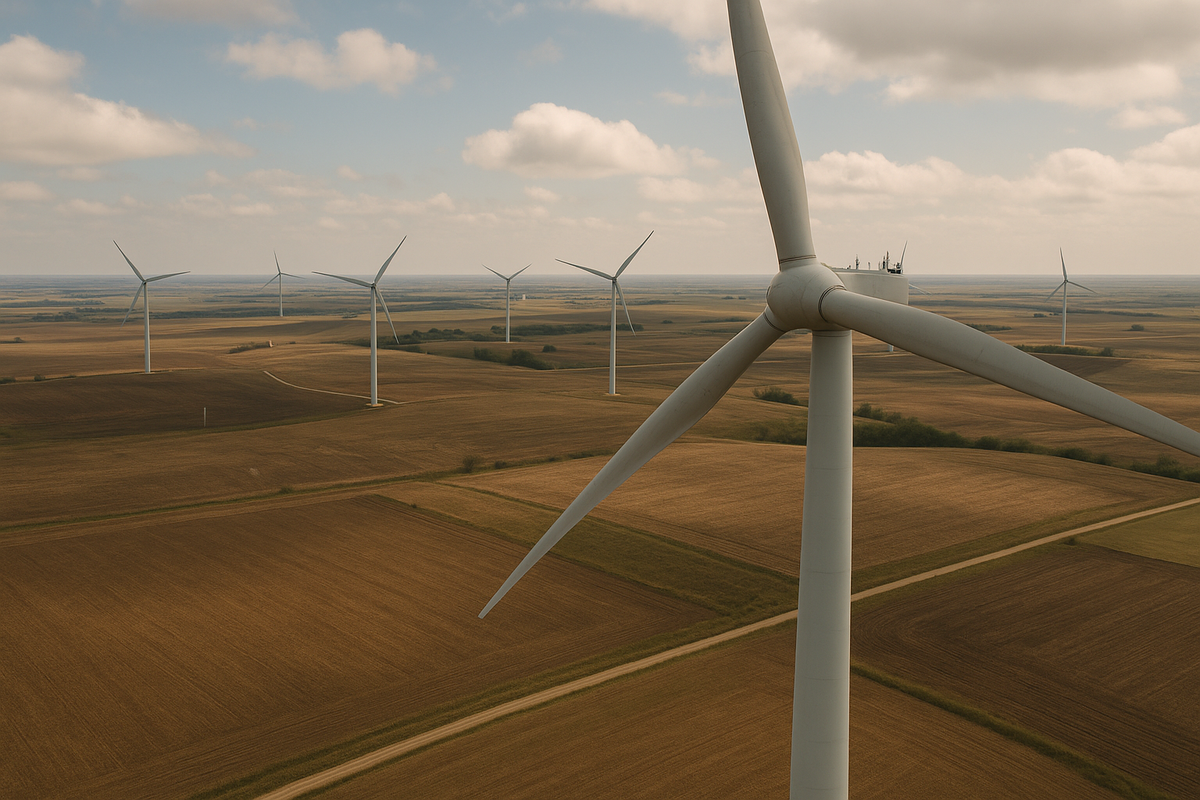 Imagen de estudio sobre regulaciones de energía eólica en Kansas