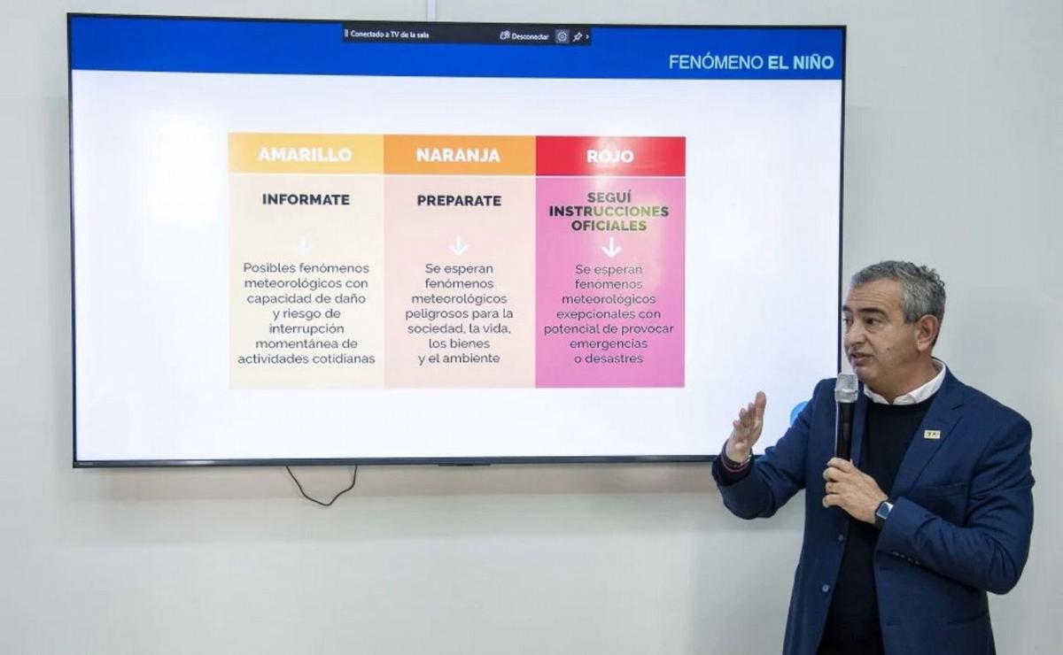 Pablo Javkin presentó el plan preventivo ante El Niño.