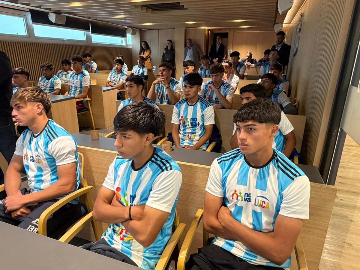 Se capacitó a juveniles de Talleres en el uso de la nueva APP NoVa+ y el sistema Luca