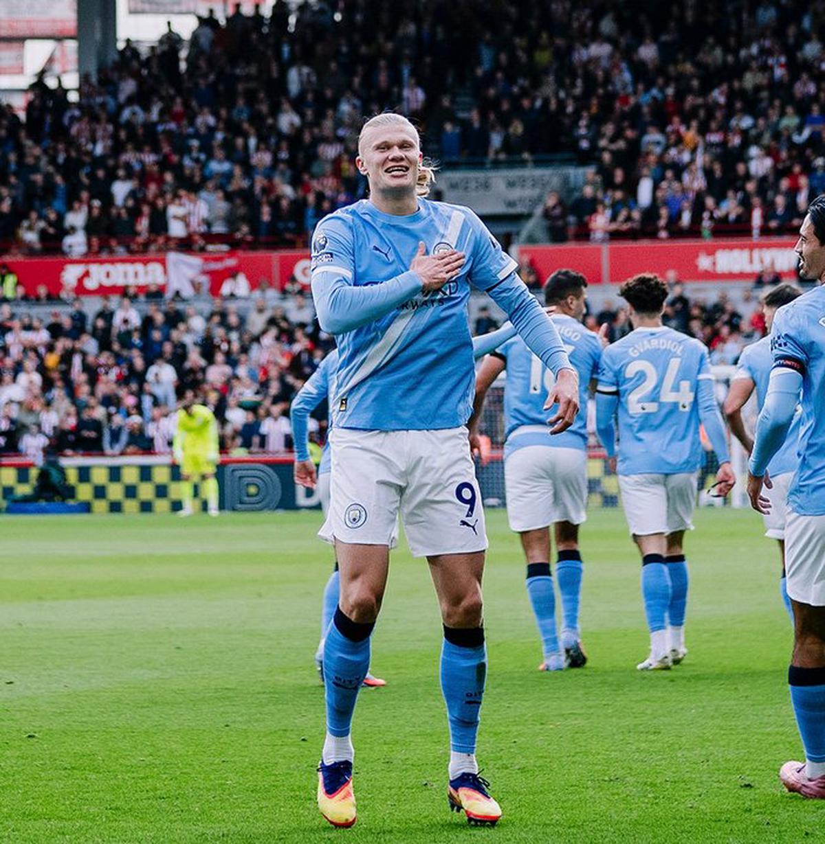 El goleador del Manchester City, Erling Haaland. Foto: Agencia NA (archivo).