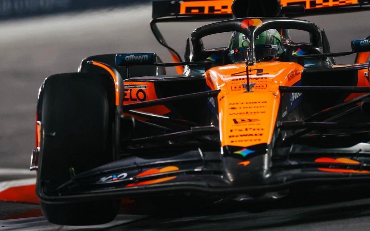 Norris lideró la FP2 y cerró el viernes como el más rápido