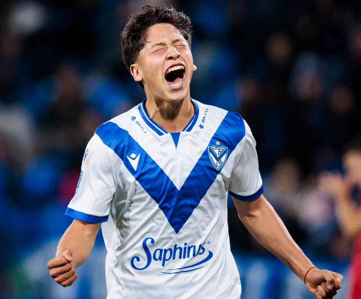 Thiago Aguirre, la figura de Vélez. (X: @Velez)