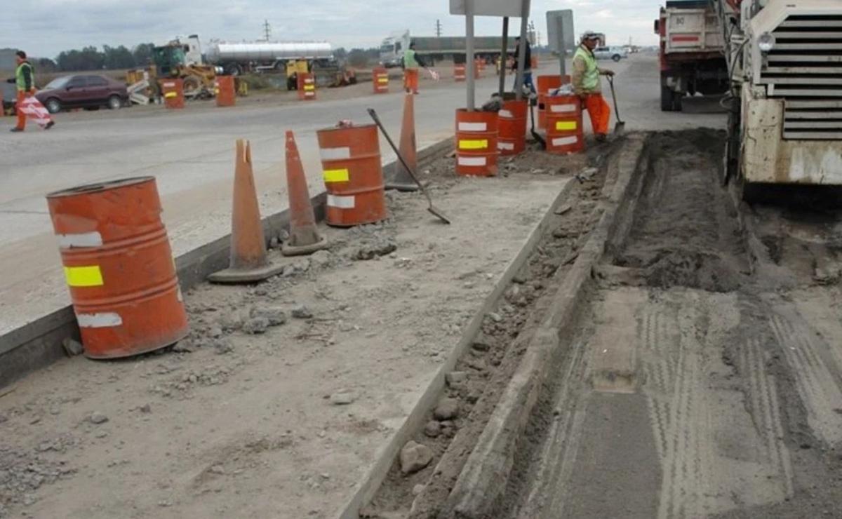 Obras en el cruce de la Ruta 31 y A012.