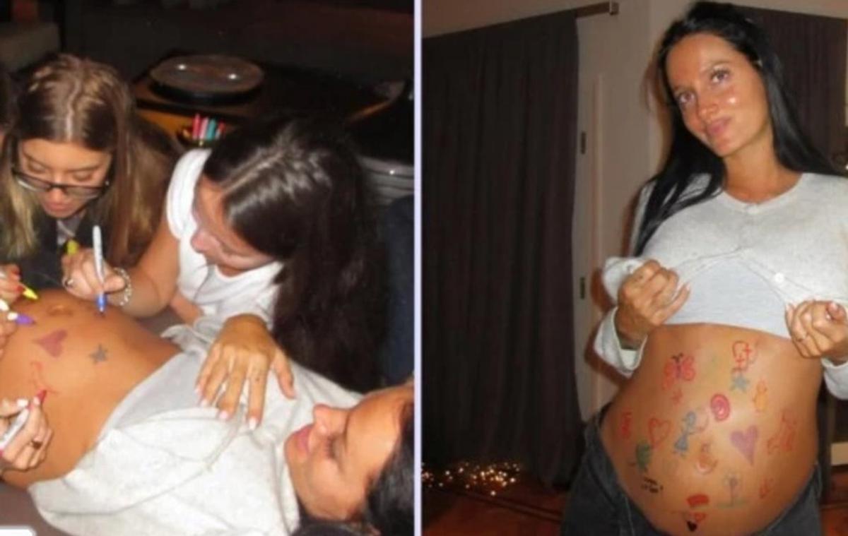 El baby shower de Oriana Sabatini