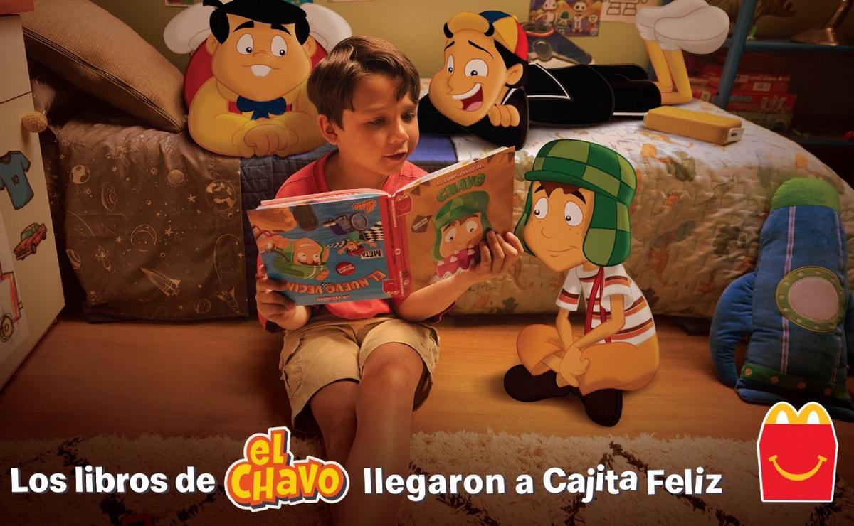 Lectura que une familias y generaciones: El Chavo llega a la Cajita Feliz Libros.