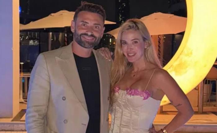 Quién es Nicolás Trombino, el novio de Jésica Cirio al que le encontraron armas
