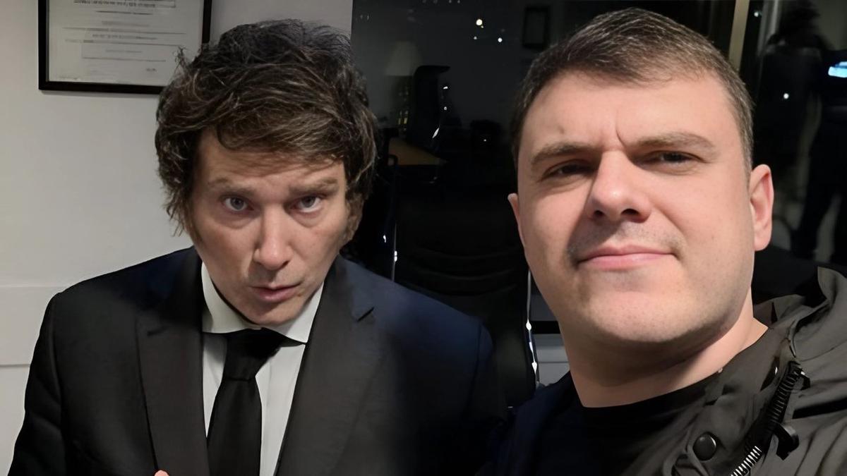 Javier Milei y el Gordo Dan (NA)