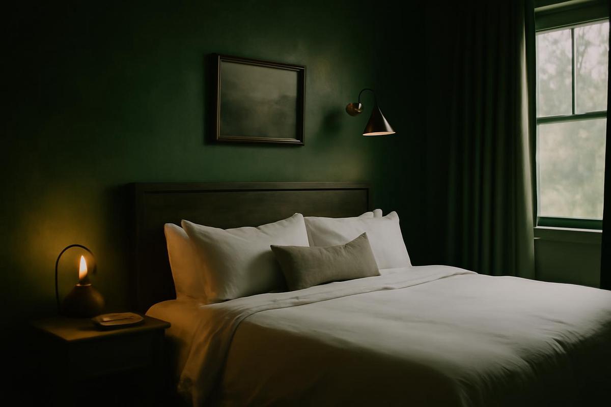 El acogedor color Shade-Grown en el Atticus Hotel