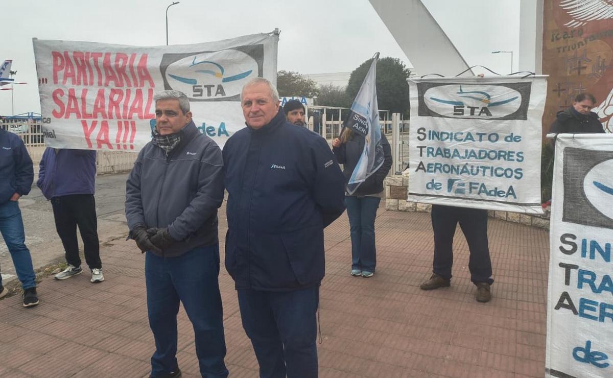 Protesta en Fadea.