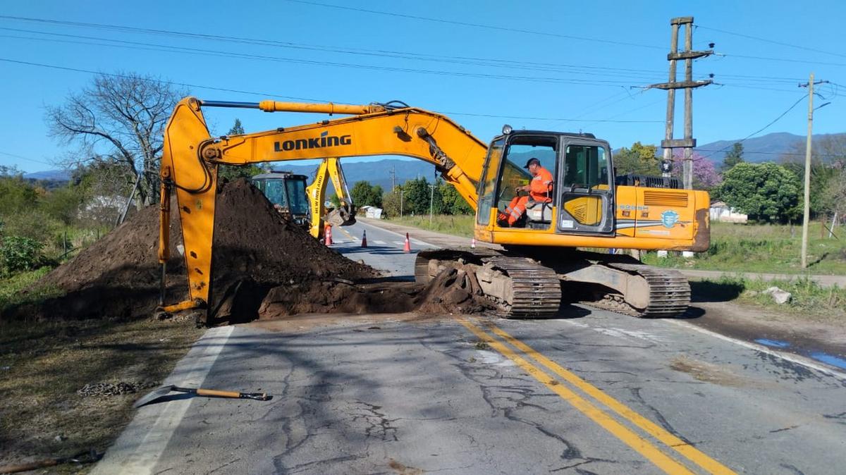 Corte en ruta 38: desvíos obligatorios