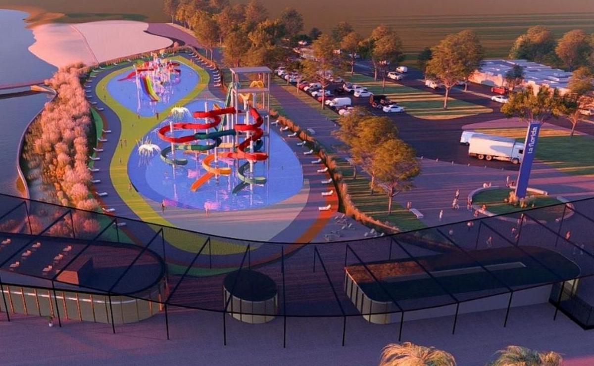 El Parque Acuático que proyectan en La Florida.
