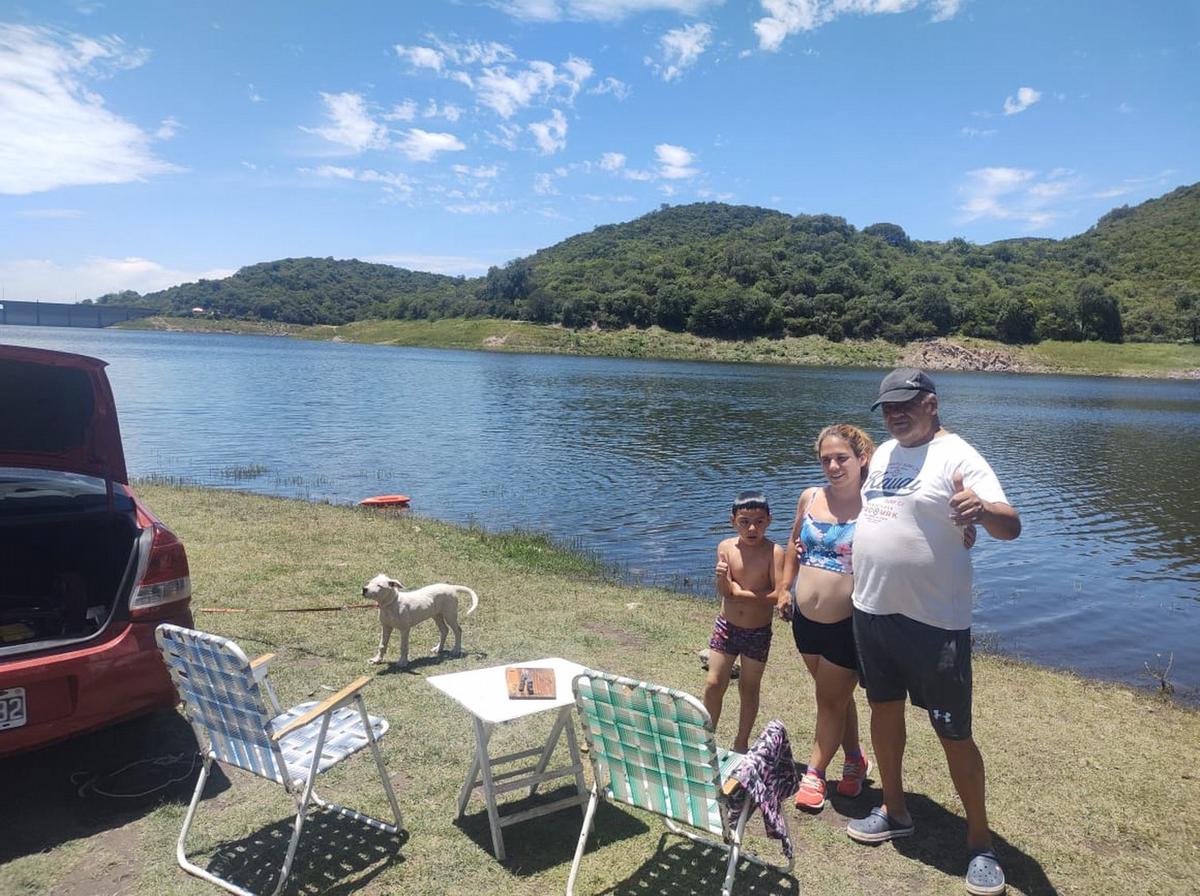 FOTO: Dique La Quebrada: un refugio natural para disfrutar del verano en Córdoba