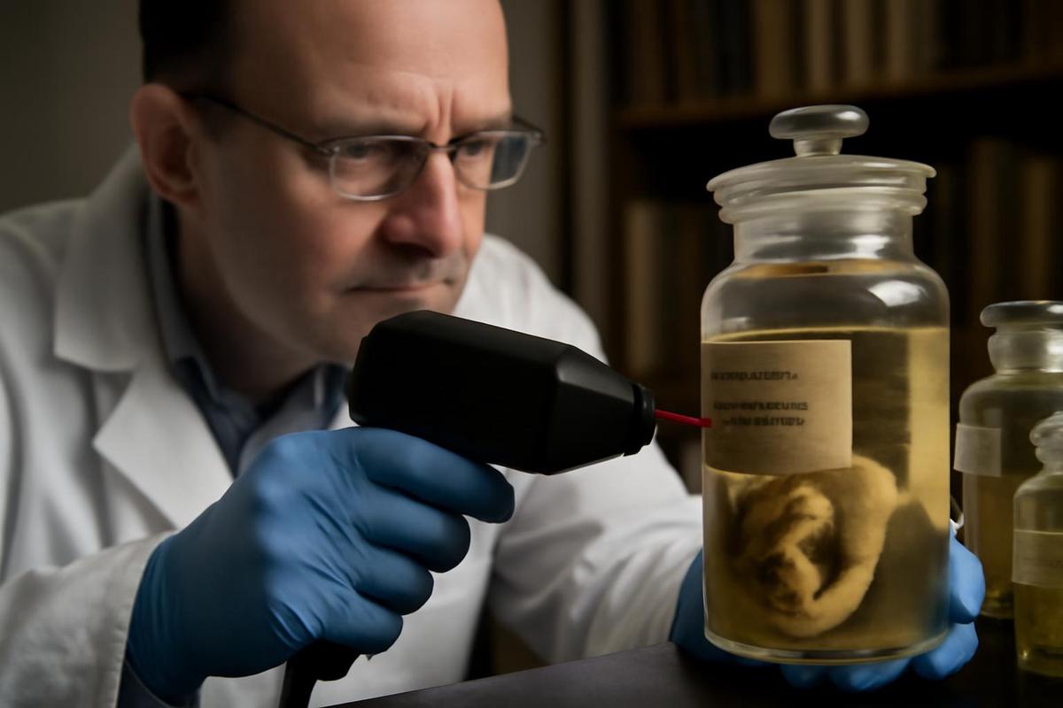 Frascos de especímenes de Darwin