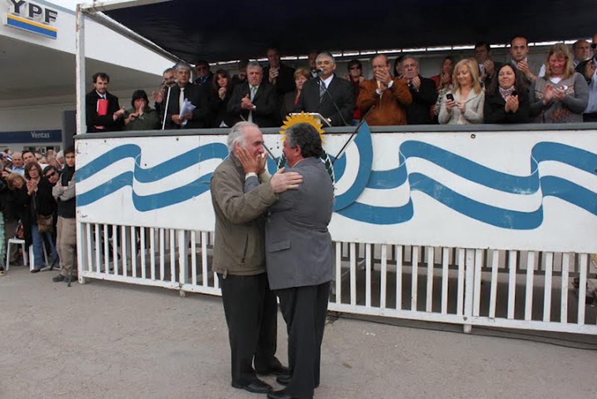 Momento del encuentro A. Andersen B. Fernandez