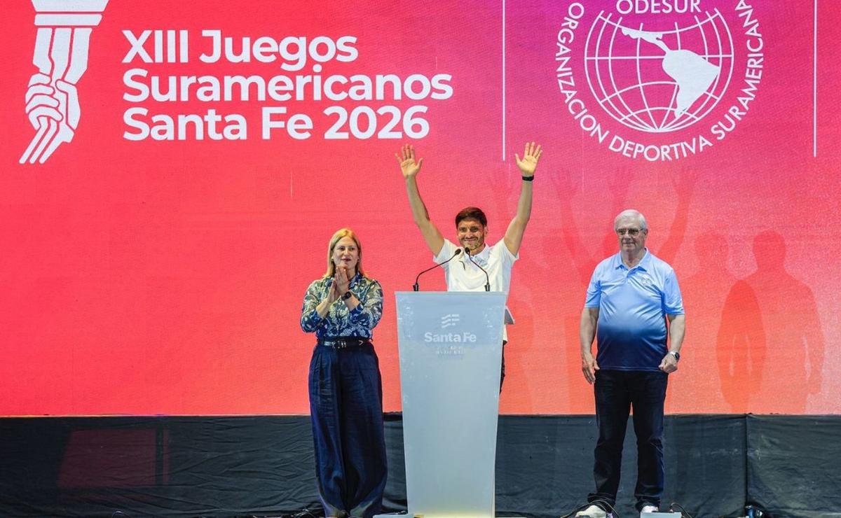 Pullaro en el cierre de los Suramericanos.