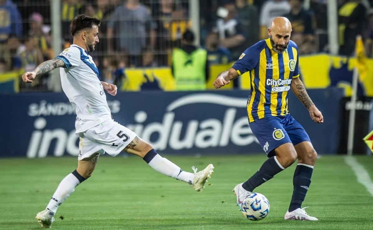 FOTO: Rosario Central vs. Vélez Sarsfield. Fecha 16. Liga Profesional 2024.  