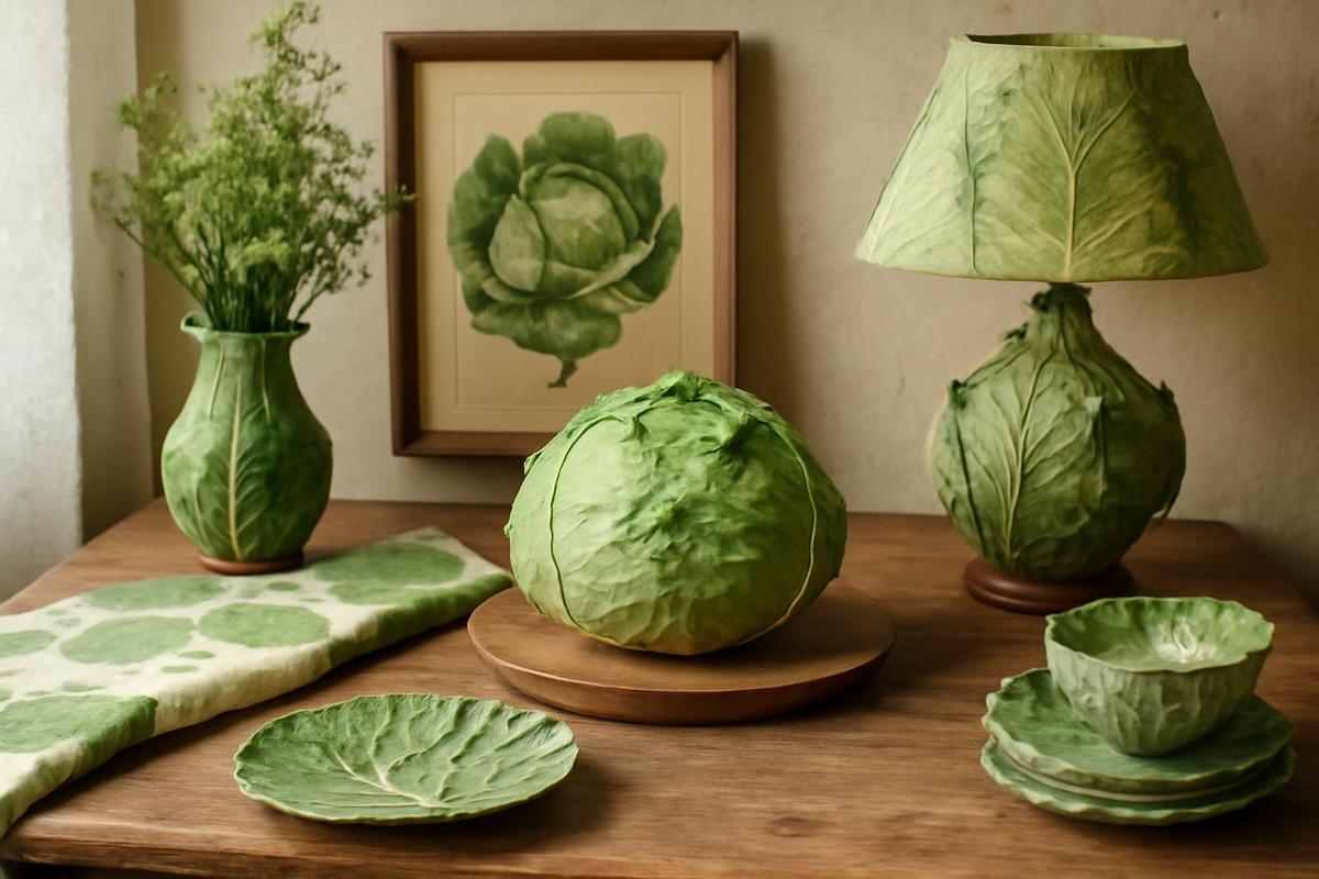 Cabbagecore: la tendencia de diseño con repollo como protagonista