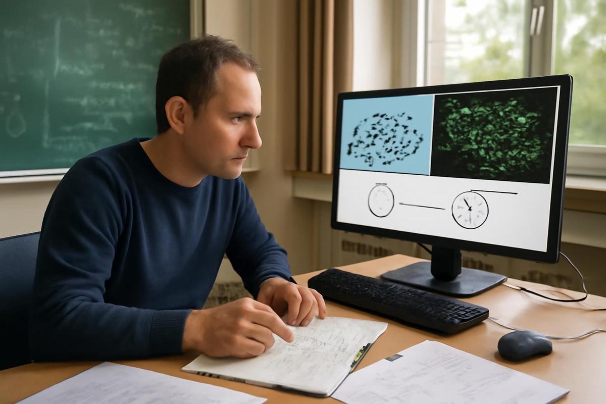 Bandadas de aves y la física de Newton