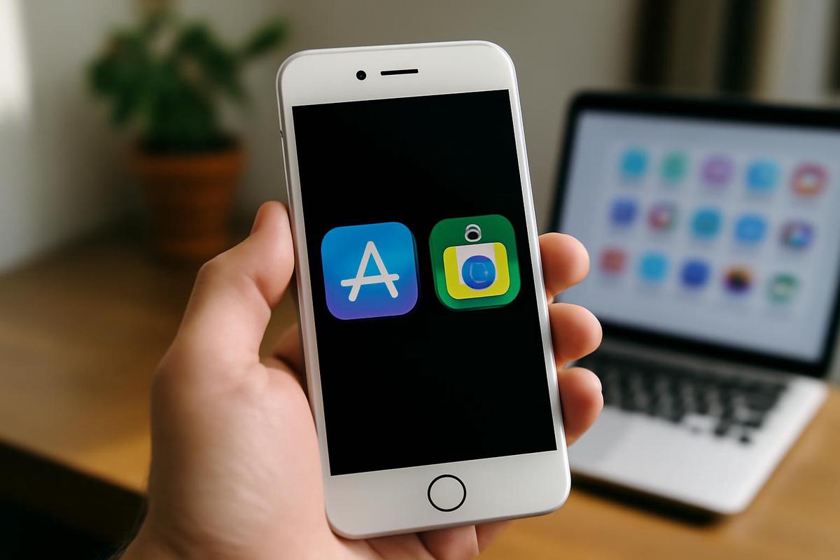 Logo de Apple en la App Store