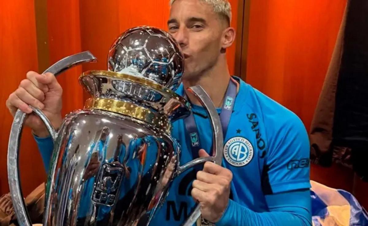 Leonardo Morales, campeón con Belgrano.