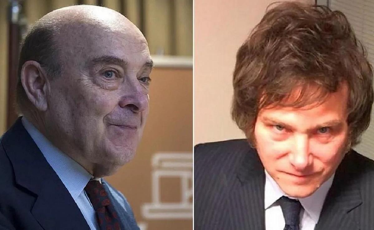 Domingo Cavallo y Javier Milei.