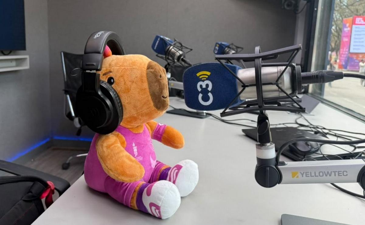 Capi, la mascota de los Juegos Suramericanos.