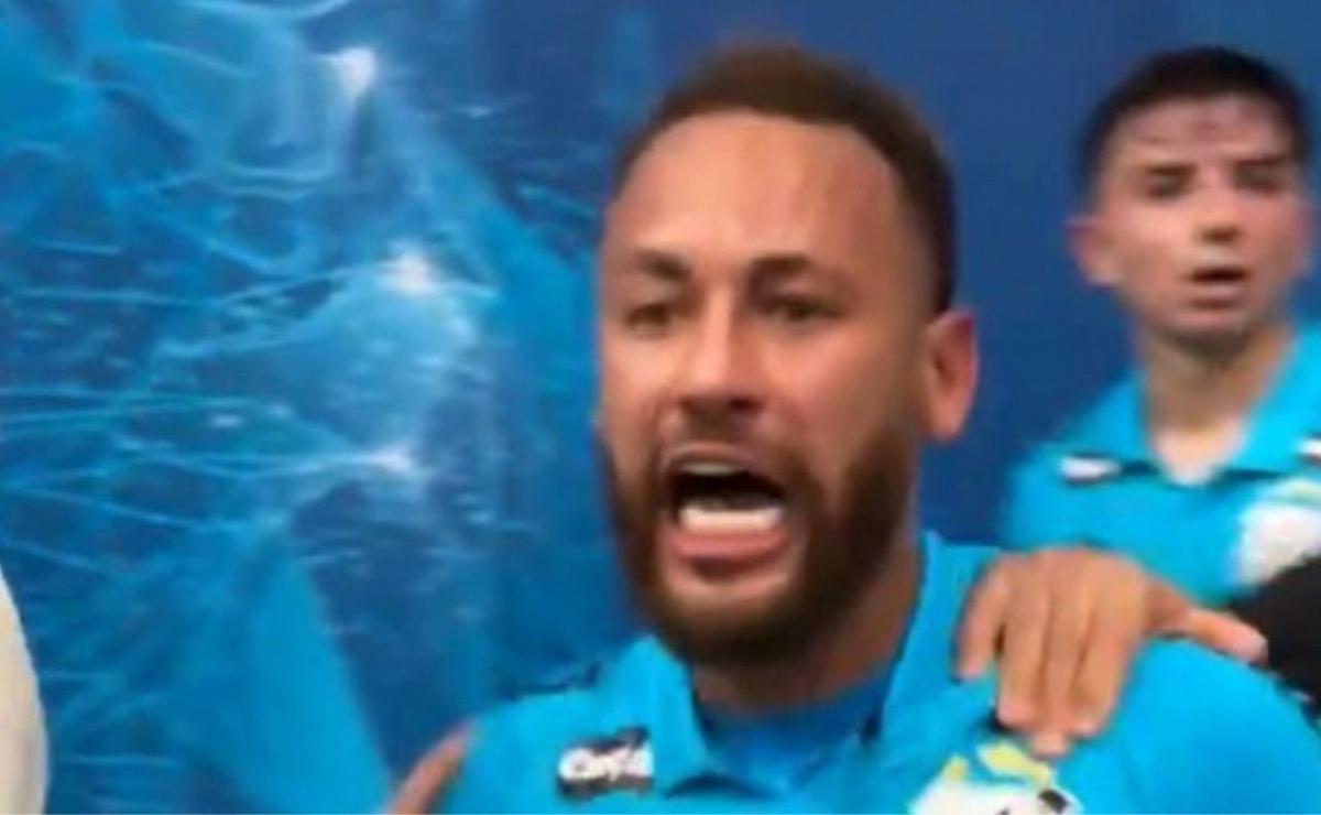 Neymar se peleó con el presidente del rival. (Captura)