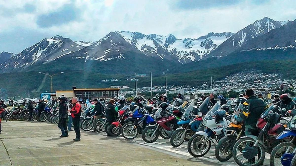 Se llevó a cabo el 18° Encuentro de Motoviajeros en Ushuaia